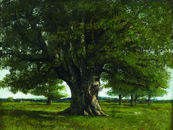 Gustave Courbet, <em>La quercia di Flagey</em>, 1864, Olio su tela, 111.5 x 89 cm, Ornans, Musée Gustave Courbet | © Musée Courbet