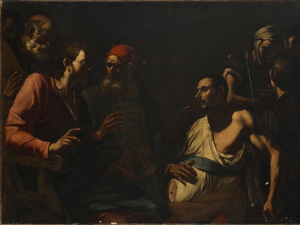 Mattia (e Gregorio?) Preti, Miracolo dell’idropico. Collezione privata, olio su tela, cm 122 x170