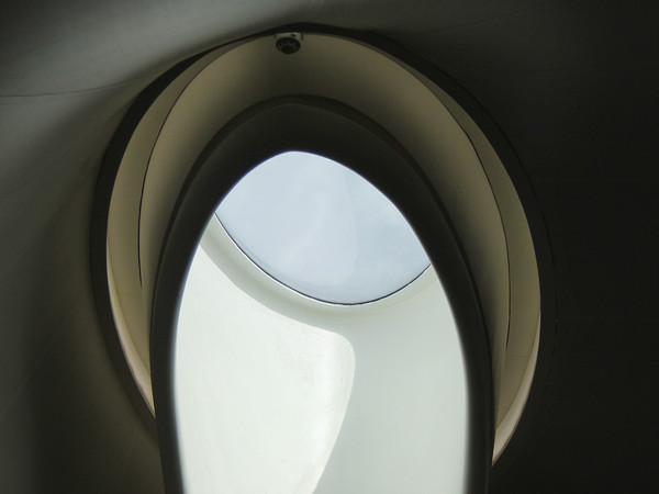Skylight in Magazine restaurant in London Kensington Gardens by Zaha Hadid | Photo by O Palsson via Flickr
