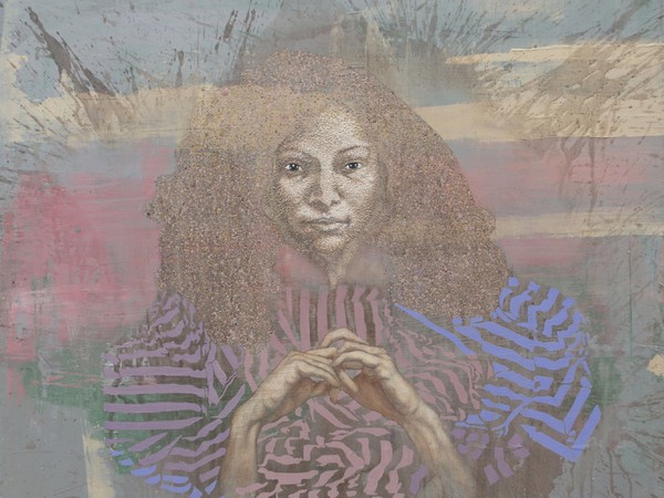 Tarik Berber, Erotica Magnifica 5. Oil on canvas, cm 120x140, London 2015