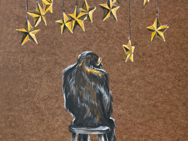 Simone Fugazzotto, THE DREAMER, 30 x 40 cm, Olio su tavola | Courtesy of Simone Fugazzotto e Fondazione Maimeri
