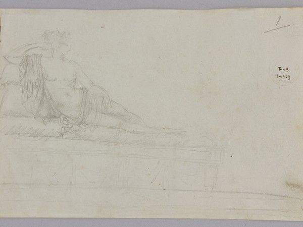Antonio Canova. Schizzo per la Venere vincitrice