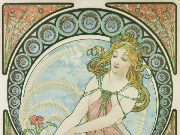 Alfons Mucha, La Pittura, 1898, Richard Fuxa Foundation