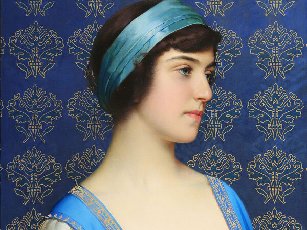 Vittorio Matteo Corcos, Ritratto di Lia Goldman, 1910 ca. Collezione Privata