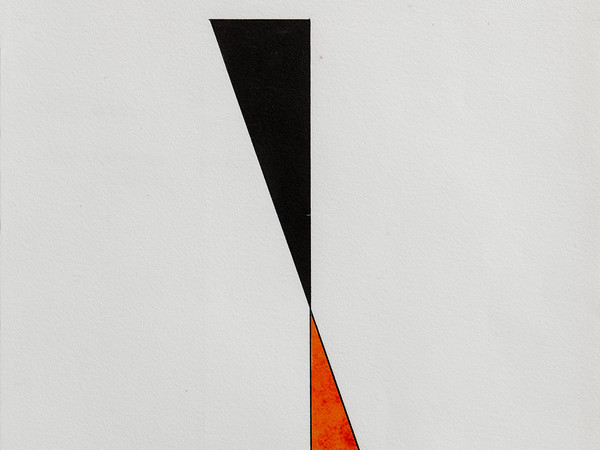 Osvaldo Licini, Archipittura bilico n.5, 1934, Acquarelli su carta, 31 x 24 cm, Collezione privata | © Matteo Zarbo