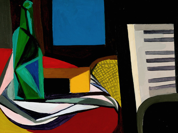 Renato Guttuso, Natura morta con pianoforte, 1947, Olio su tela | Courtesy of Fondazione Magnani-Rocca 2020