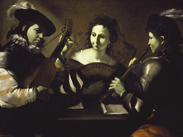 Mattia Preti, Concerto a tre figure, olio su tela