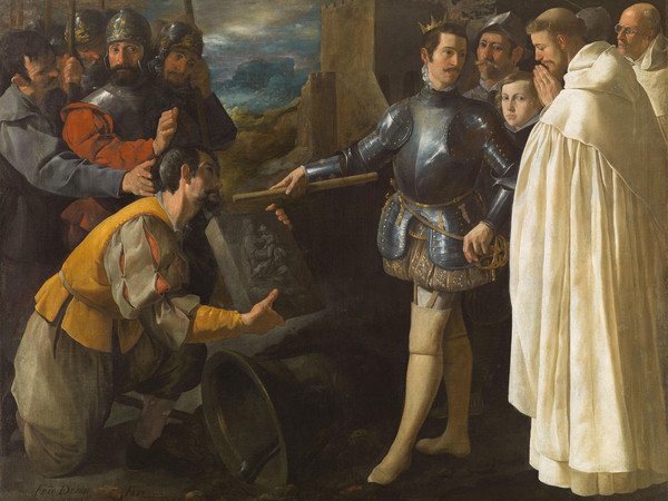 Francisco de Zurbarán, Ritrovamento dell’immagine della Vergine del Puig, 1630, Olio su tela, cm 165,3 x 208,8. Cincinnati Art Museum