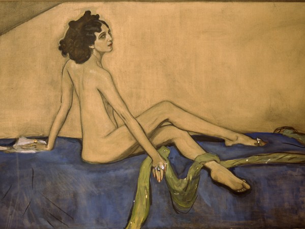 Valentin Serov, Ida Rubinštein, 1910, Olio e carboncino su tela | © State Russian Museum, St. Petersburg
