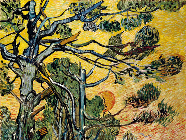 Vincent van Gogh, Pini al tramonto, 1889, Olio su tela, 91.5 x 72 cm, Otterlo, Kröller-Müller Museum