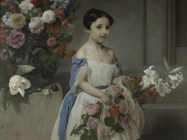 Francesco Hayez, Ritratto della contessina Antonietta Negroni Prati Morosini, 1858.