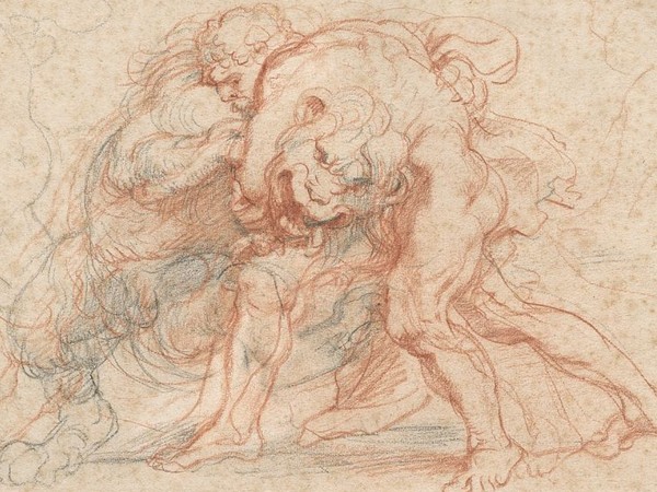 Pieter Paul Rubens, Ercole e il Leone di Nemea, Museo Plantin-Moretus, AnversaIl disegno di Pieter Paul Rubens, eseguito in gesso rosso e nero e conservato presso il Museo Plantin-Moretus di Anversa, mostra l'antico eroe Ercole nel mezzo. Ercole si piega leggermente in avanti mentre schiaccia la testa del Leone di Nemea con il braccio sinistro. 