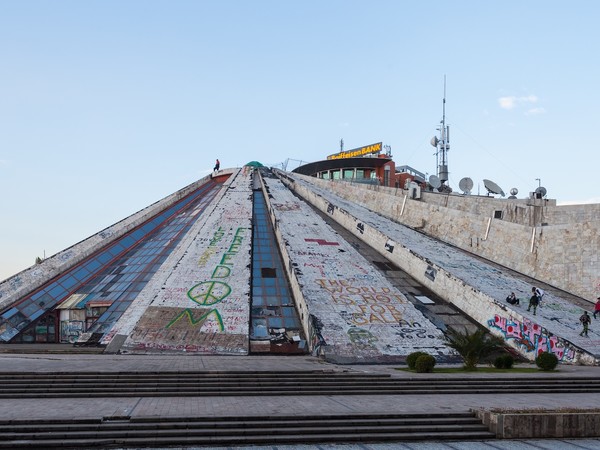 Diego Delso, Pyramid, Tirana, Albania, photograph, 2000’s Diego Delso, Pyramid, Tirana, Albania, photograph, 2000’s