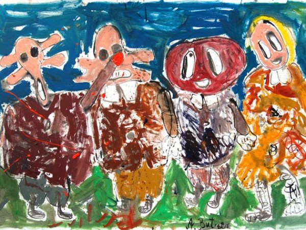 André Butzer, Untitled, 2008, Oil on canvas André Butzer, Untitled, 2008, Oil on canvas