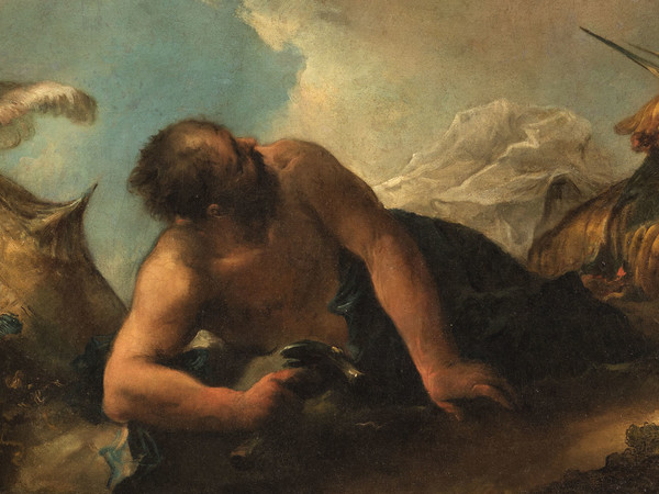 Giovanni Antonio Guardi, Vulcano, 1757 ca., Olio su tela, 94 x 249 cm | Courtesy of Fondazione Cini, Venezia
