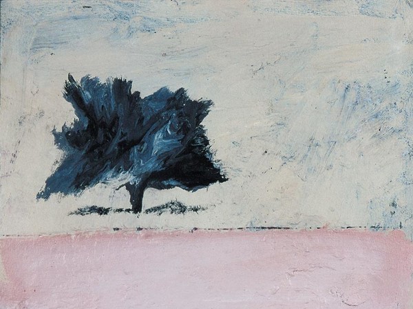 Carlo Mattioli, Paesaggio, 1971, Olio su tela, 40 x 45 cm, Collezione privata | Courtesy of Labirinto della Masone, Fontanello, Parma