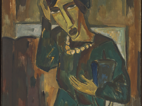 Karl Schmidt-Rottluff, Woman with a Bag, 1915, Tate, London | courtesy © 2026 DACS, ph: Tate Karl Schmidt-Rottluff, Woman with a Bag, 1915, Tate, London | courtesy © 2026 DACS, ph: Tate