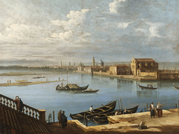 Pietro Bellotti, L’Isola di San Cristoforo e San Michele dalle Fondamenta Nuove, cm 129,5 x 135. Ginevra, collezione privata