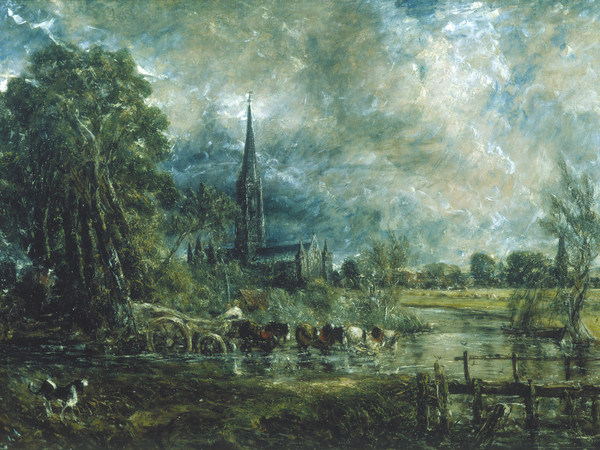 John Constable, La cattedrale di Salisbury, 1829-1831, olio su tela, 135 x 188 cm