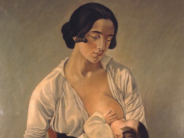 Gino Severini, <em>Maternità</em>, 1916. MAEC-Museo dell’Accademia Etrusca della Città di Cortona<br />