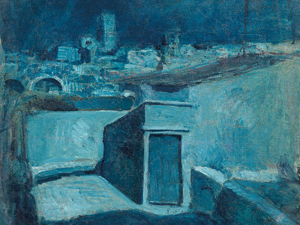 Pablo Picasso, I tetti di Barcellona, 1902. Olio su tela, cm 58,5 x 60,8. Barcellona, Museu Picasso. Dono dell’artista, 1970