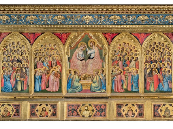 Giotto, Polittico Baroncelli, 1330 ca. Tempera e oro su tavola, dalla basilica di Santa Croce, cappella Baroncelli (Firenze). Fondo Edifici di Culto – Ministero dell’Interno Su concessione della basilica di Santa Croce, Firen ze/ Fondo Edifici di Culto del Ministero dell’Interno