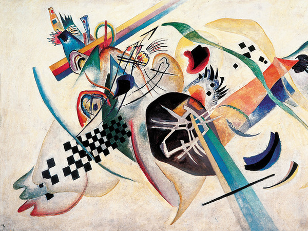 Wassily Kandinsky, Composizione su bianco, 1920. Museo Russo di Stato, San Pietroburgo © Wassily Kandinsky, by SIAE 2014