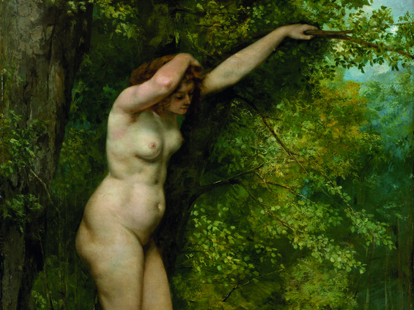 Gustave Courbet, Giovane bagnante, 1866, Olio su tela, 97.2 x 130.2 cm, New York, Metropolitan Museum of Art, H.O. Havemeyer Collection, lascito della signora H.O. Havemeyer, 1929