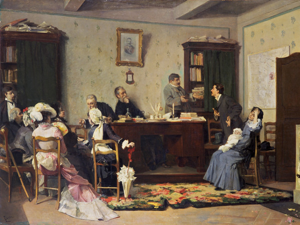 Luigi Busi, Conseguenze di un matrimonio celebrato col solo rito religioso, 1875, Collezione privata