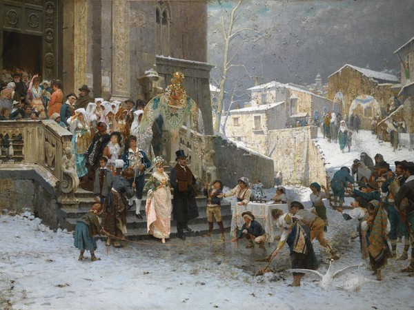 Giacomo Di Chirico, La sposa del prefetto, olio su tela, collezione privata
