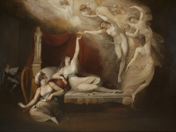Johann Heinrich Füssli, La visione della regina Caterina, 1781-1783. Olio su tela, cm 146 x 207