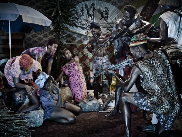 Kudzanai Chiurai (Zimbawe 1981), Revelations VI, 2011, Ultrachrome ink on photo fibre paper, 169.5 x 120 x 6 cm framed | Courtesy of CAAC- The Pigozzi Collection, Gineva