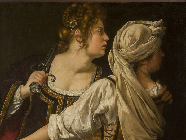 Artemisia Gentileschi, Giuditta e la fantesca Abra, 1613 ca., Olio su tela, 93.5 x 114 cm, Firenze, Gallerie degli Uffizi | Courtesy of Gabinetto Fotografico delle Gallerie degli Uffizi