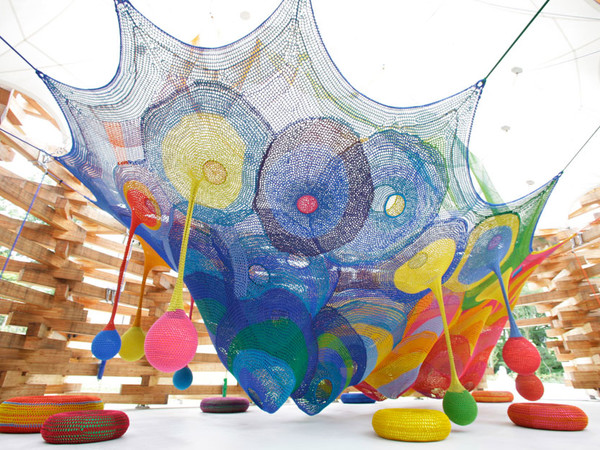 Toshiko Horiuchi MacAdam, Harmonic Motion/ Rete dei draghi. MACRO - Museo d’Arte Contemporanea Roma