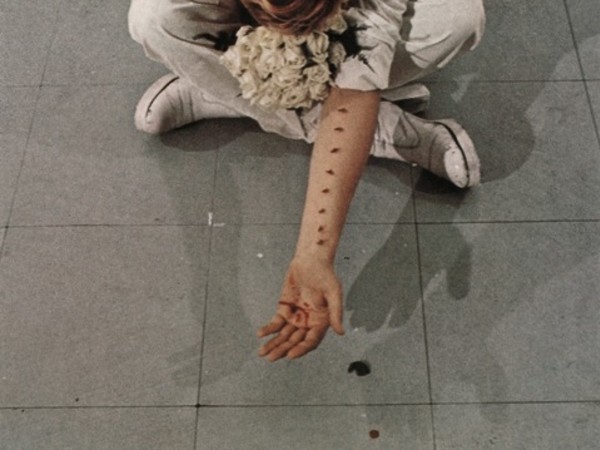 Gina Pane, Azione sentimentale, 1973 | © Gina Pane by Siae 2016 Courtesy Merano Arte “Gestures - Women in action”