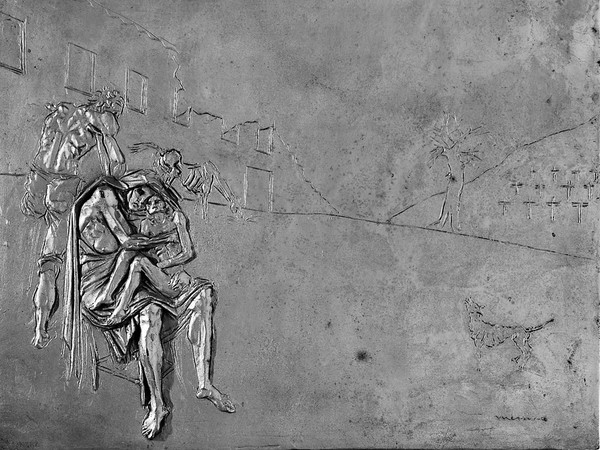 Francesco Messina, dalla serie Orrori della guerra, 1973. Bronzo, cm 49.9 x 58. Musei Vaticani, Collezione d’arte Contemporanea