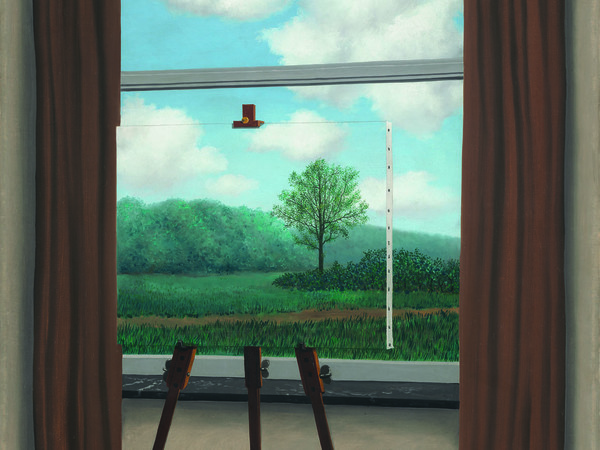 René Magritte, La Condition humaine, 1933. Olio su tela, Washington, National Gallery of Art © by SIAE 2015