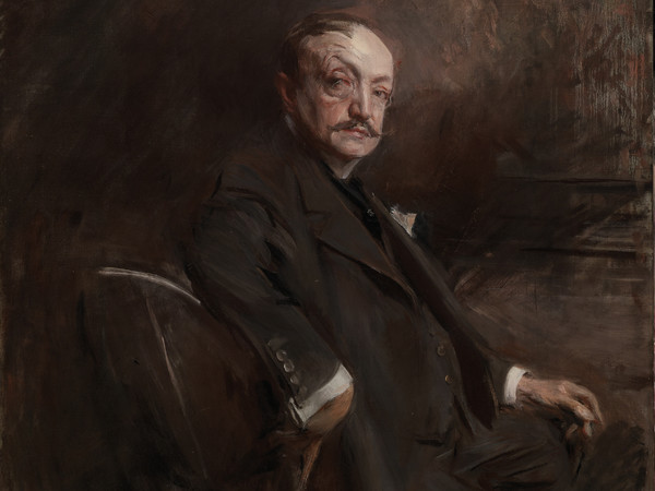 Giovanni Boldini, Autoritratto a sessantanove anni, 1911, Olio su tela, 105 × 97 cm Ferrara, Museo Giovanni Boldini | © Ferrara, Gallerie d’Arte Moderna e Contemporanea
