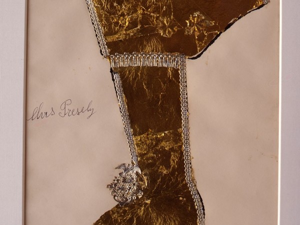 Andy Warhol, Elvis Presley (Gold Boot), 1956. Collezione Brant Foundation