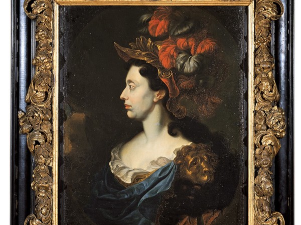 Jan Frans van Douven, Ritratto di Anna Maria Luisa de’ Medici Elettrice Palatina come Minerva, 1700 ca, olio su tela Firenze, Palazzo Pitti, Museo degli Argenti, depositi