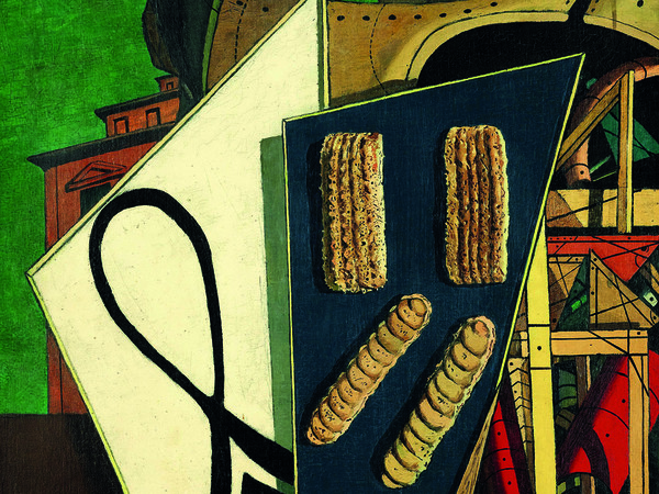 Giorgio de Chirico, Composizione metafisica, 1916. Olio su tela, Collezione privata © by SIAE 2015