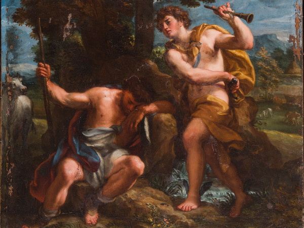 Andrea Procaccini, Argo e Mercurio, 1716, Olio su tela, 73.5 x 62.5 cm, Accademia Nazionale di San Luca, Roma