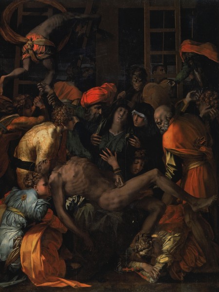 Rosso Fiorentino, Deposizione dalla Croce, 1528, Sansepolcro, San Lorenzo