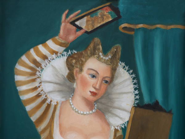 Lisa Barmby, Veronica, 2016, Olio su tavola, 24 x 18 cm | © Lisa Barmby