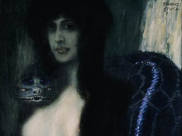 Franz von Stuck, Il peccato, 1909 ca. Olio su tela