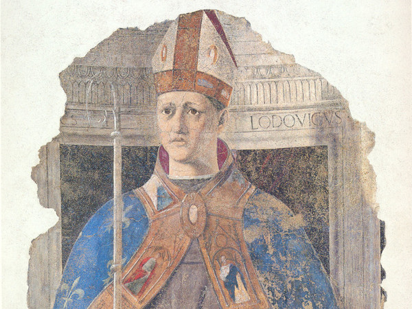 Piero della Francesca, San Ludovico do Tolosa, 1460. Affresco staccato, 123 x 90 cm. Museo Civico di San Sepolcro, Arezzo
