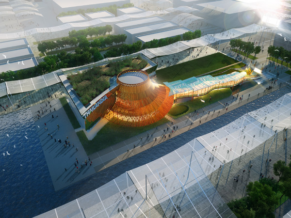 Il Padiglione Thailandia, Expo 2015 Milano. © OBA, Work in Progress srl