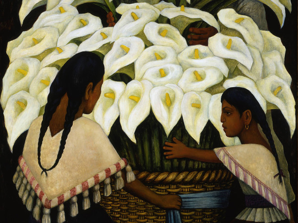 Diego Rivera, La venditrice di calle, 1943. Olio su masonite, 152 x 120,5 cm. © Photo Francisco Kochen © ADAGP, Paris 2013
