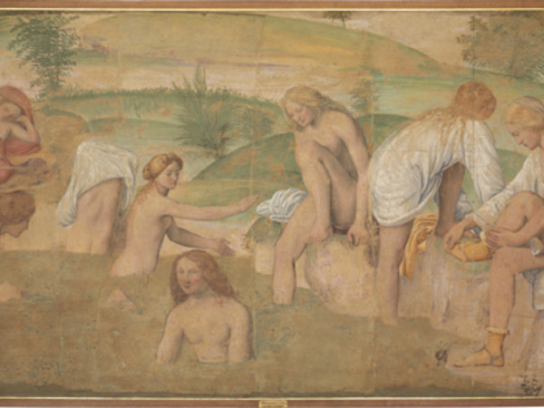Bernardino Luini, Ragazze al bagno, 1513?1514 circa, affresco trasportato su tavola, cm 135 x 235. Milano, Pinacoteca di Brera