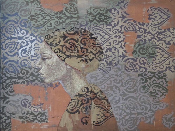 Tarik Berber, Arma Maxa. Oil on canvas, cm 160x120, Zadar 2014